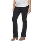Maternity A:glow Belly Panel Faded Bootcut Jeans, Women's, Size: 4 Tl-mat, Dark Blue