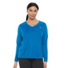 Plus Size Fila Sport&reg; Core Long Sleeve Tee, Women's, Size: 1xl, Blue