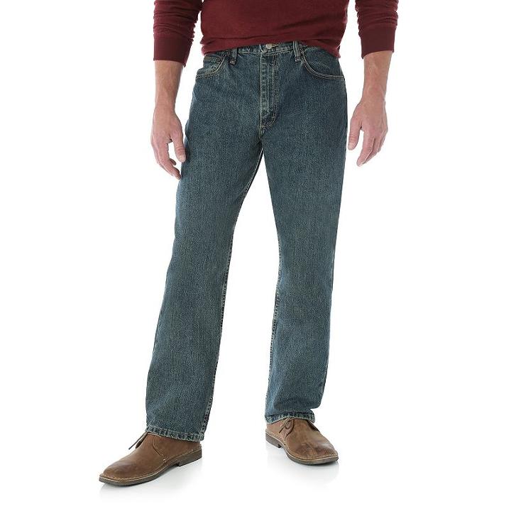 Men's Wrangler Loose-fit Jeans, Size: 42x30, Blue Other