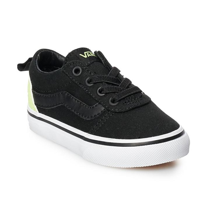 Vans Ward Monster Toddler Boys Skate Shoes, Size: 9 T, Black