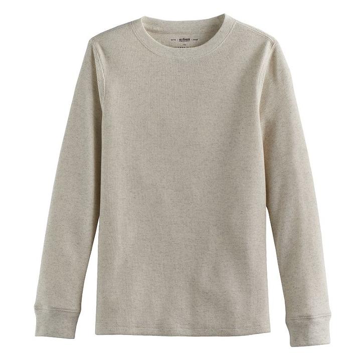 Boys 8-20 Urban Pipeline Thermal Tee, Size: Medium, Natural
