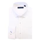 Men's Andrew Fezza Slim-fit Comfort Flex Collar Dress Shirt, Size: 15.5, White