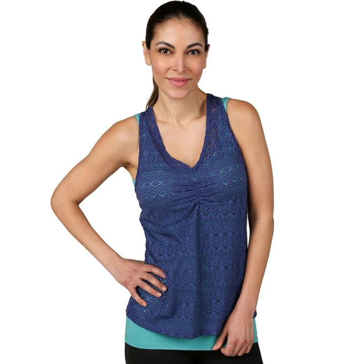 Women's Soybu Whirl Tank, Size: Medium, Blue (navy)