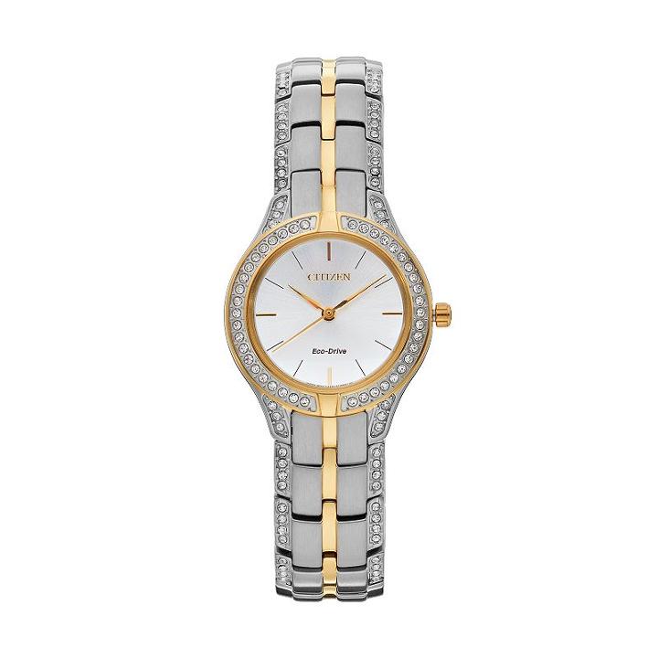 Citizen Eco-drive Women's Silhouette Stainless Steel Watch, Size: Small, Multicolor