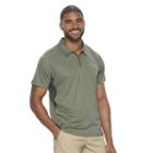 Men's Columbia Cool Coil Classic-fit Quarter-zip Polo, Size: Large, Med Green