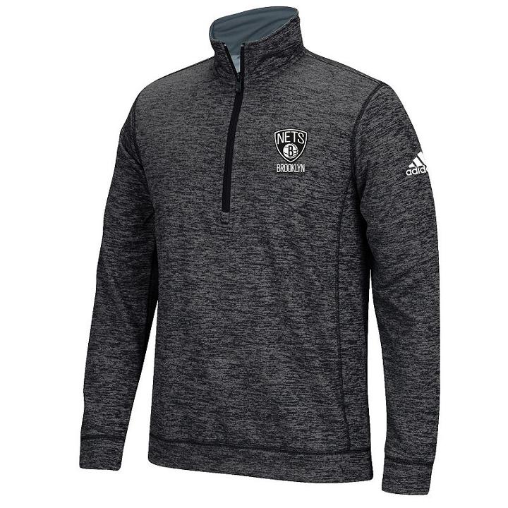 Men's Adidas Brooklyn Nets Pullover, Size: Xxl, Black