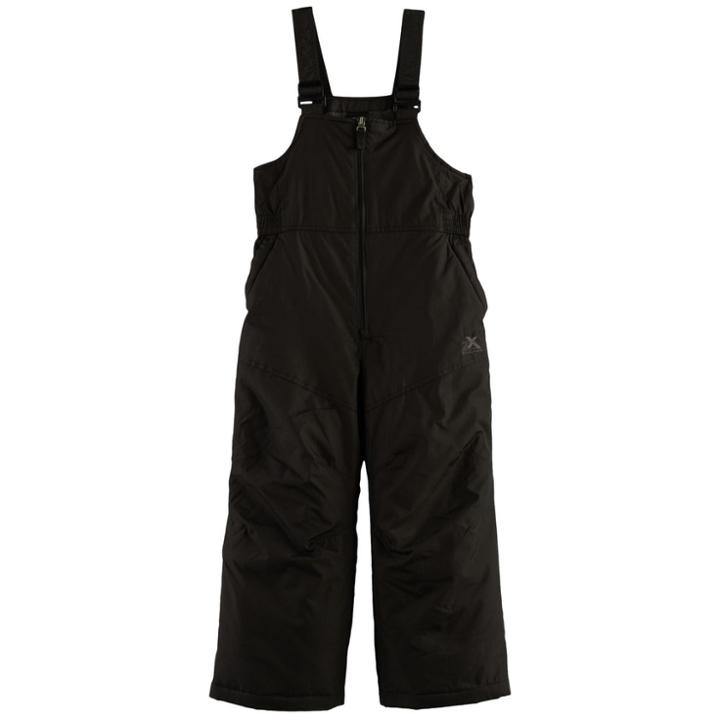 Boys 4-7 Zeroxposur Roger Bib Snow Pants, Size: Large, Black