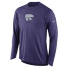 Men's Nike Kansas State Wildcats Elite Shooter Long-sleeve Tee, Size: Small, Purple