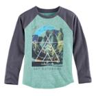 Boys 4-7x Sonoma Goods For Life&trade; Raglan Slubbed Graphic Tee, Size: 5, Med Green