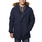 Men's Halitech Hooded Faux-fur Hooded Parka, Size: Xxl, Blue (navy)