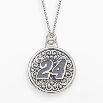 Insignia Collection Nascar Jeff Gordon Sterling Silver 24 Pendant, Adult Unisex, Size: 18
