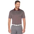 Men's Grand Slam Off Course Championship Striped Golf Polo, Size: Xl, Purple
