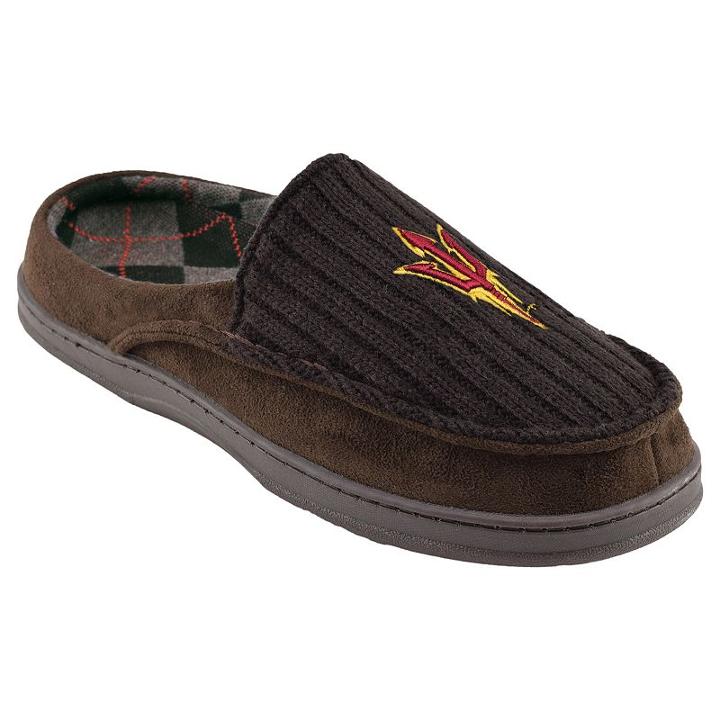 Arizona State Sun Devils Men's Slippers, Size: Medium, Brown