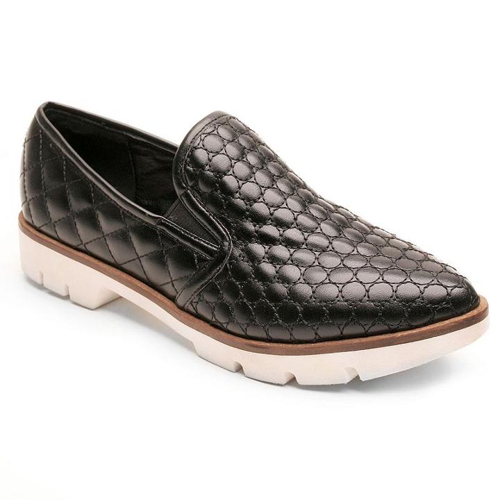 2 Lips Too Too Faze Women's Loafers, Girl's, Size: Medium (9), Black