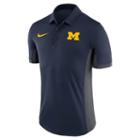 Men's Nike Michigan Wolverines Dri-fit Polo, Size: Large, Blue (navy)