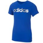 Girls 7-16 Adidas Foil Adidas Graphic Tee, Girl's, Size: Large, Med Blue