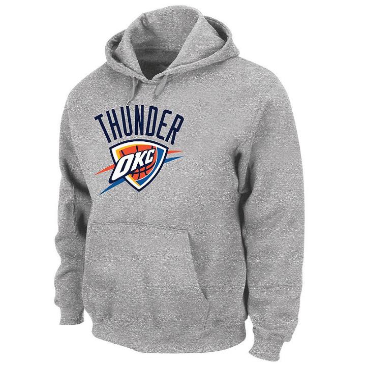 Big & Tall Majestic Oklahoma City Thunder Pullover Hoodie, Men's, Size: 4xl, Grey