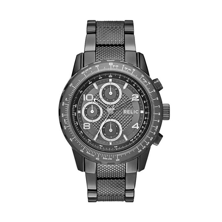 Relic Men's Ryder Watch, Size: Xl, Dark Grey