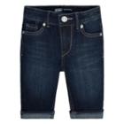 Girls 4-6x Levi's Stretch Denim Bermuda Shorts, Girl's, Size: 6x, Med Blue