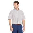 Men's Arrow Hamilton Classic-fit Wrinkle-free Poplin Button-down Shirt, Size: Medium, Silver