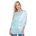 Women's White Mark Dolman Tunic, Size: Large, Lt Green