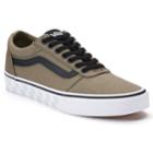 Vans Ward Check Foxing Men's Skate Shoes, Size: Medium (10.5), Med Green