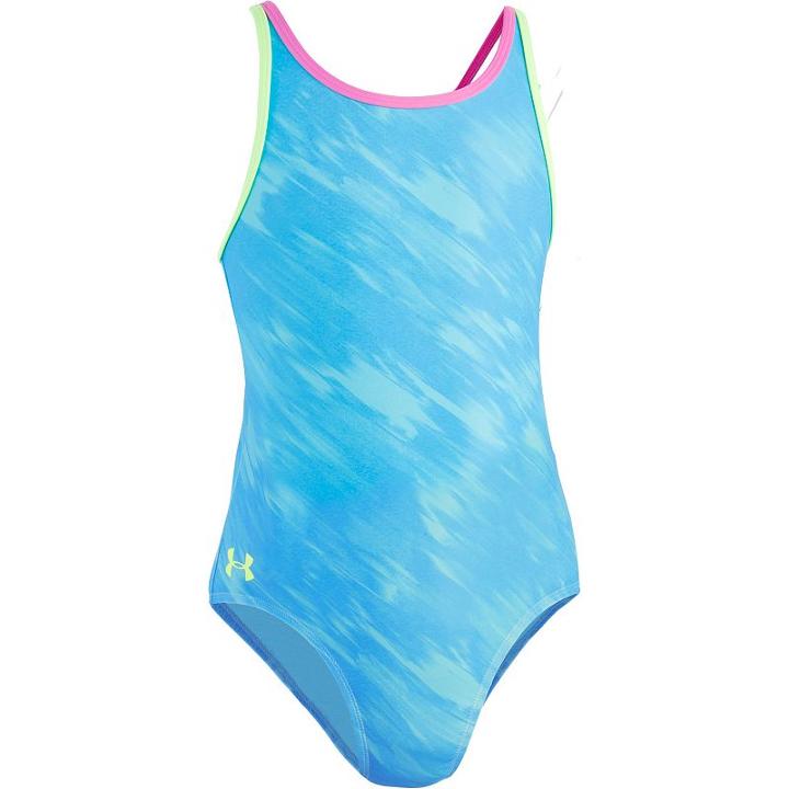 Girls 7-16 Under Armour Oasis One-piece Swimsuit, Size: 12, Blue