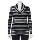 Juniors' Plus Size It's Our Time Cowlneck Ribbed Top, Girl's, Size: 1xl, Grey Other
