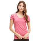 Women's Balance Collection Twirl Scoopneck Hiking Tee, Size: Xl, Med Pink