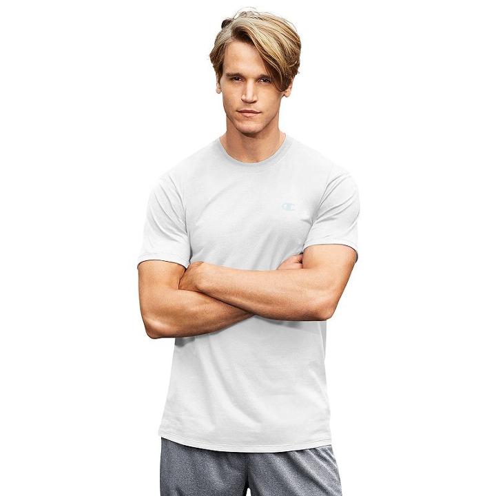 Men's Champion Vapor Basic Crew Tee, Size: Xl, White