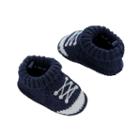 Baby Carter's Knit Slippers, Infant Boy's, Size: Newborn, Blue (navy)
