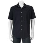 Big & Tall Batik Bay Classic-fit Tropical Button-down Shirt, Men's, Size: L Tall, Black