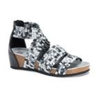 Muk Luks Elle Women's Wedge Sandals, Girl's, Size: 8, Black