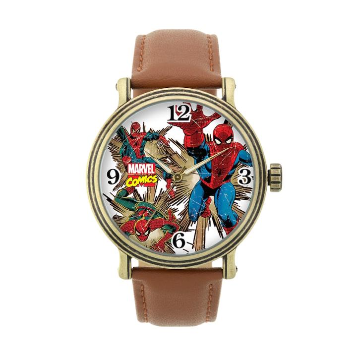 Marvel Spider-man Leather Watch, Brown