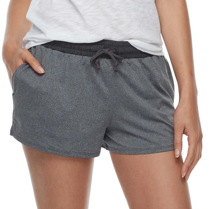 Juniors' So&reg; Woven Waistband Shorts, Teens, Size: Xl, Dark Grey