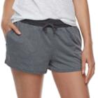 Juniors' So&reg; Woven Waistband Shorts, Teens, Size: Xl, Dark Grey