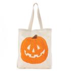 Tri-coastal Design Jack-o'-lantern Canvas Tote, Women's, Multicolor