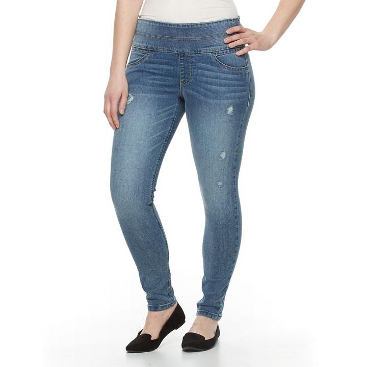 Women's Recreation Pull-on Jeggings, Size: 16, Light Blue