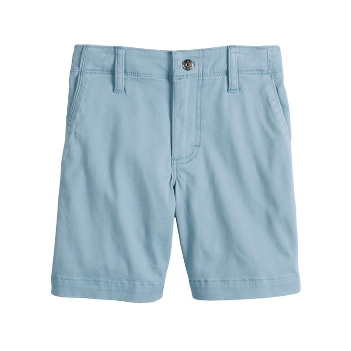 Boys 4-7x Lee Dungaree Extreme Comfort Chino Shorts, Size: 4 Ave Med, Brt Blue