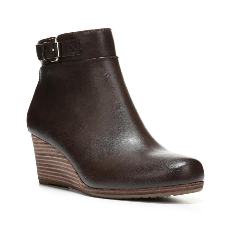 Dr. Scholl's Daina Women's Wedge Ankle Boots, Size: Medium (9), Brown