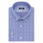 Men's Izod Slim-fit Button-down Collar Wrinkle-free Dress Shirt, Size: 17-34/35, Brt Blue