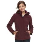 Women's Weathercast Hooded Soft Shell Jacket, Size: Xl, Red