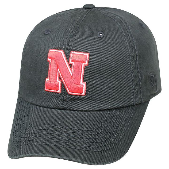 Youth Top Of The World Nebraska Cornhuskers Crew Baseball Cap, Men's, Black