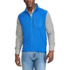 Men's Chaps Classic-fit Microfleece Vest, Size: Large, Blue