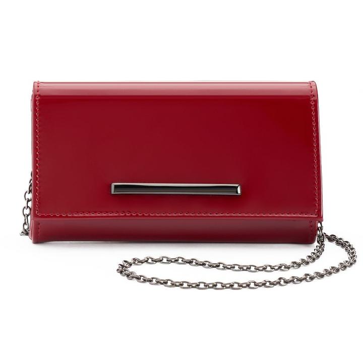 Lenore By La Regale Roll Clutch, Women's, Red