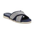 Fergalicious Zena Women's Slide Sandals, Size: Medium (7.5), Blue