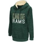 Women's Campus Heritage Colorado State Rams Throw-back Pullover Hoodie, Size: Xl, Dark Green