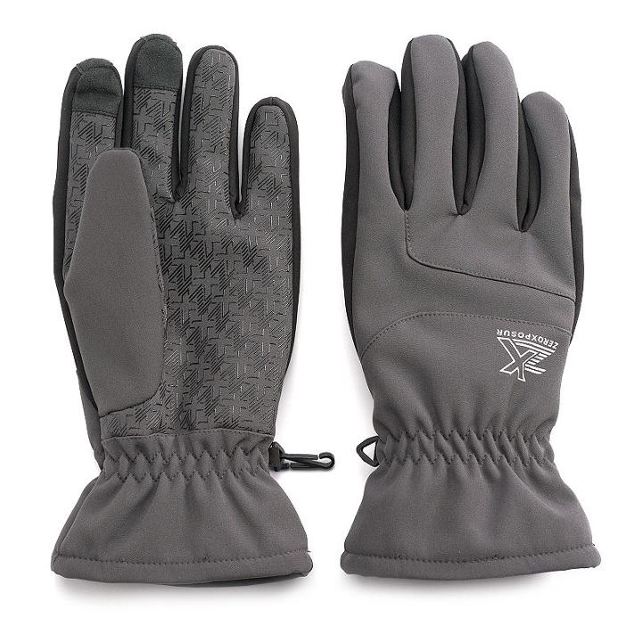 Men's Zeroxposur Gus Softshell Touchscreen Gloves, Size: L/xl, Med Blue