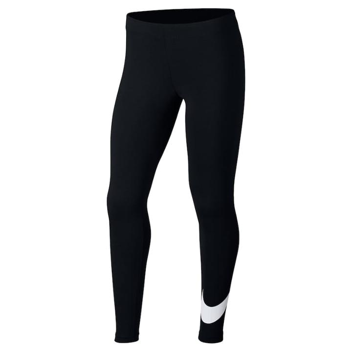 Girls 7-16 Nike Favorites Swoosh Athletic Leggings, Size: Medium, Grey (charcoal)