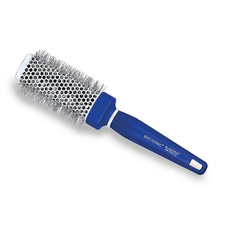 Bio Ionic Bluewave Nanoionic Conditioning 1.75 Square Round Hair Brush, Blue